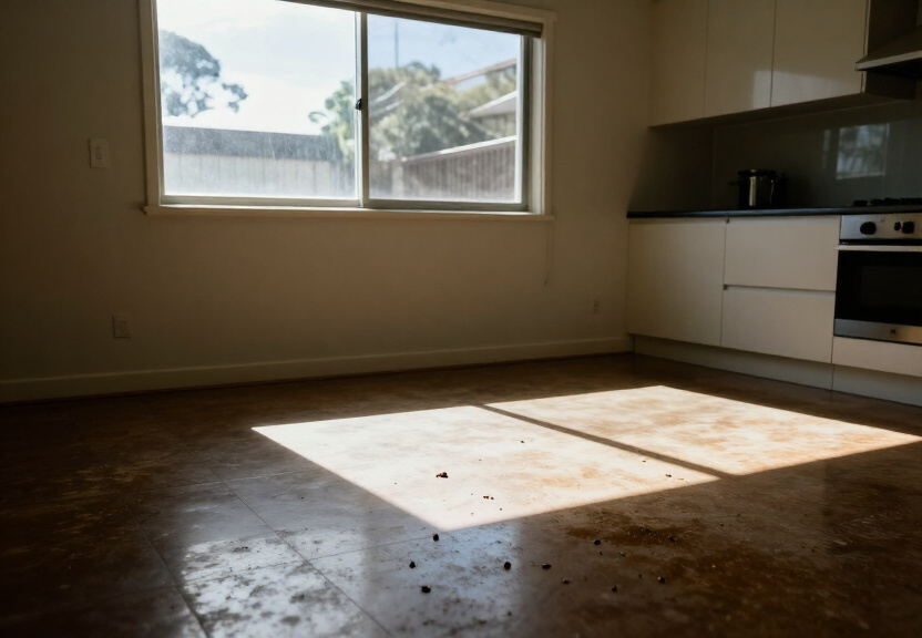 Cockroach infestation in a Henley kitchen before treatment